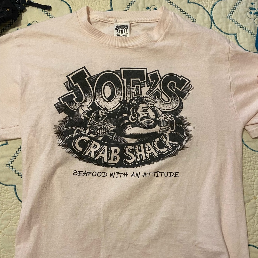 Light Pink Joe's Crab Shack T-Shirt